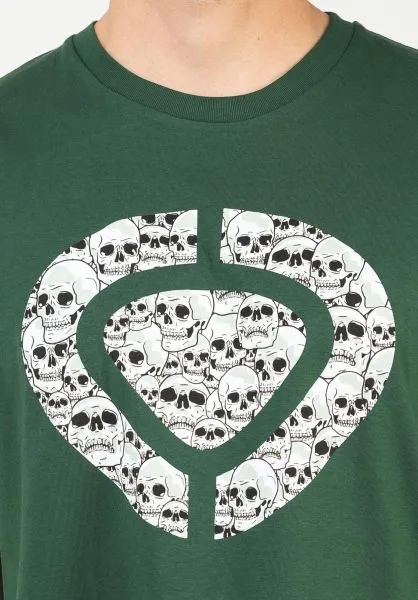 ICON SKULL T-Shirt - Forest Green