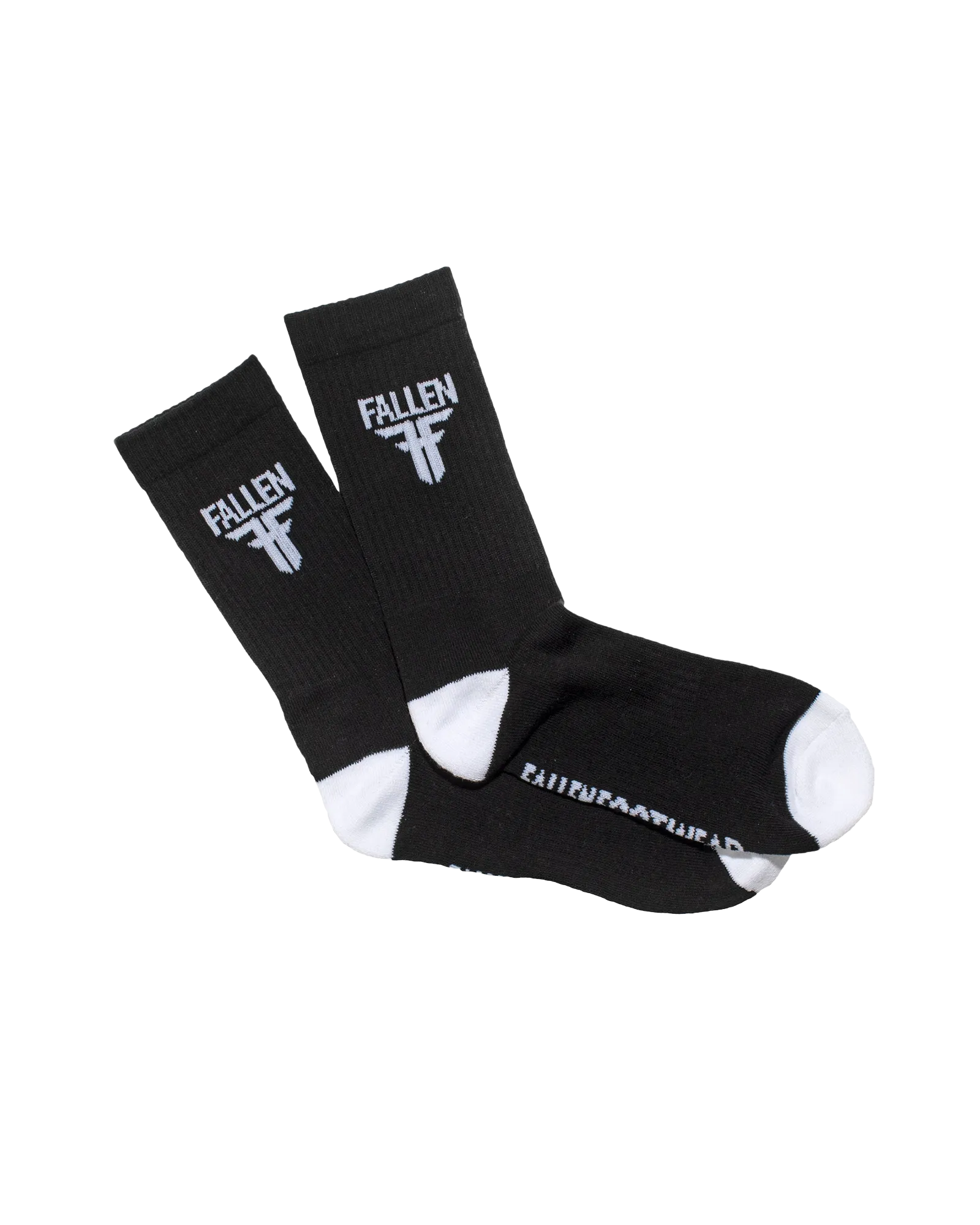 INSIGNIA SOCK - BLACK / WHITE