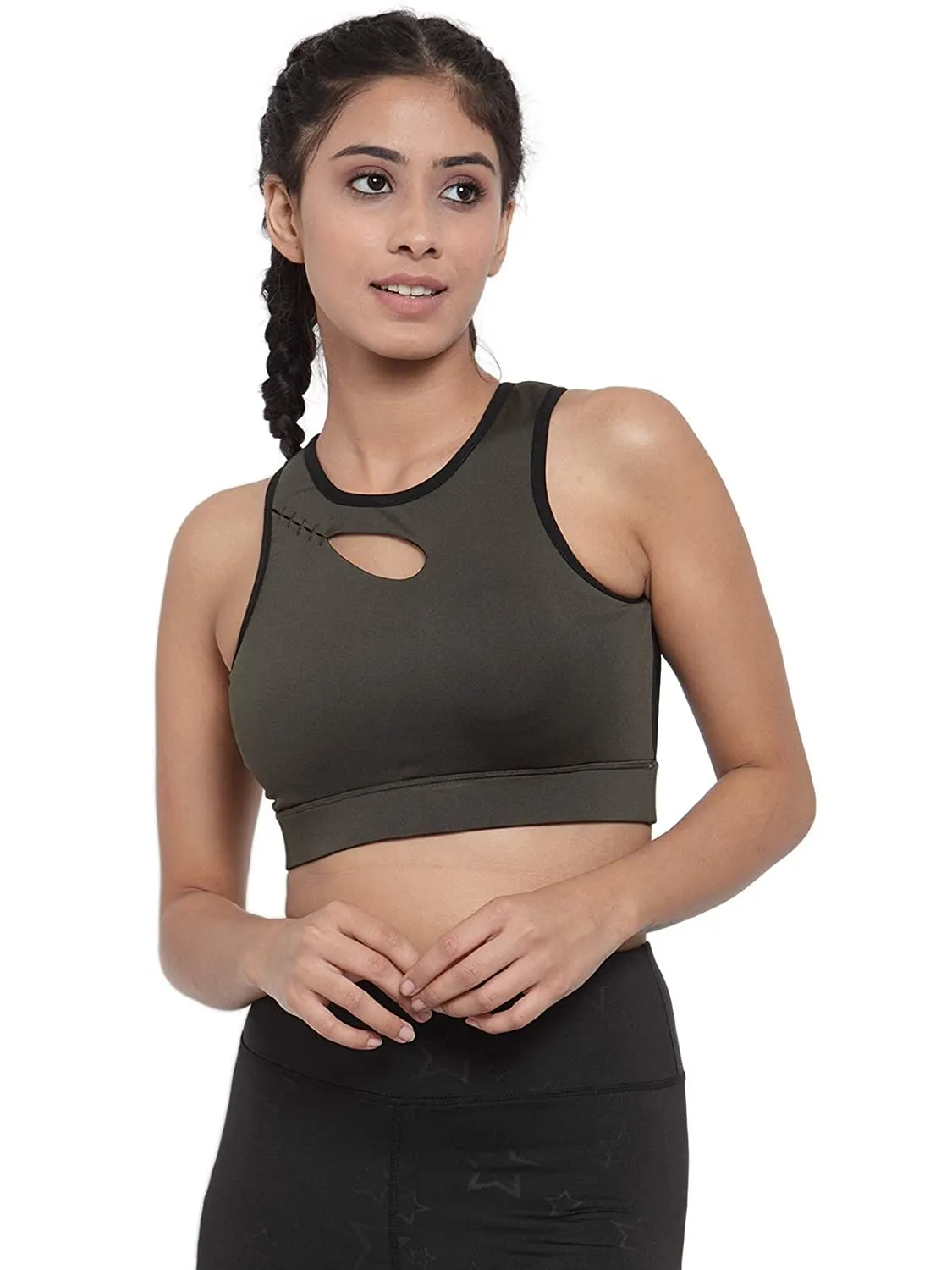 Invincible Women's Front Hole Sports Bra