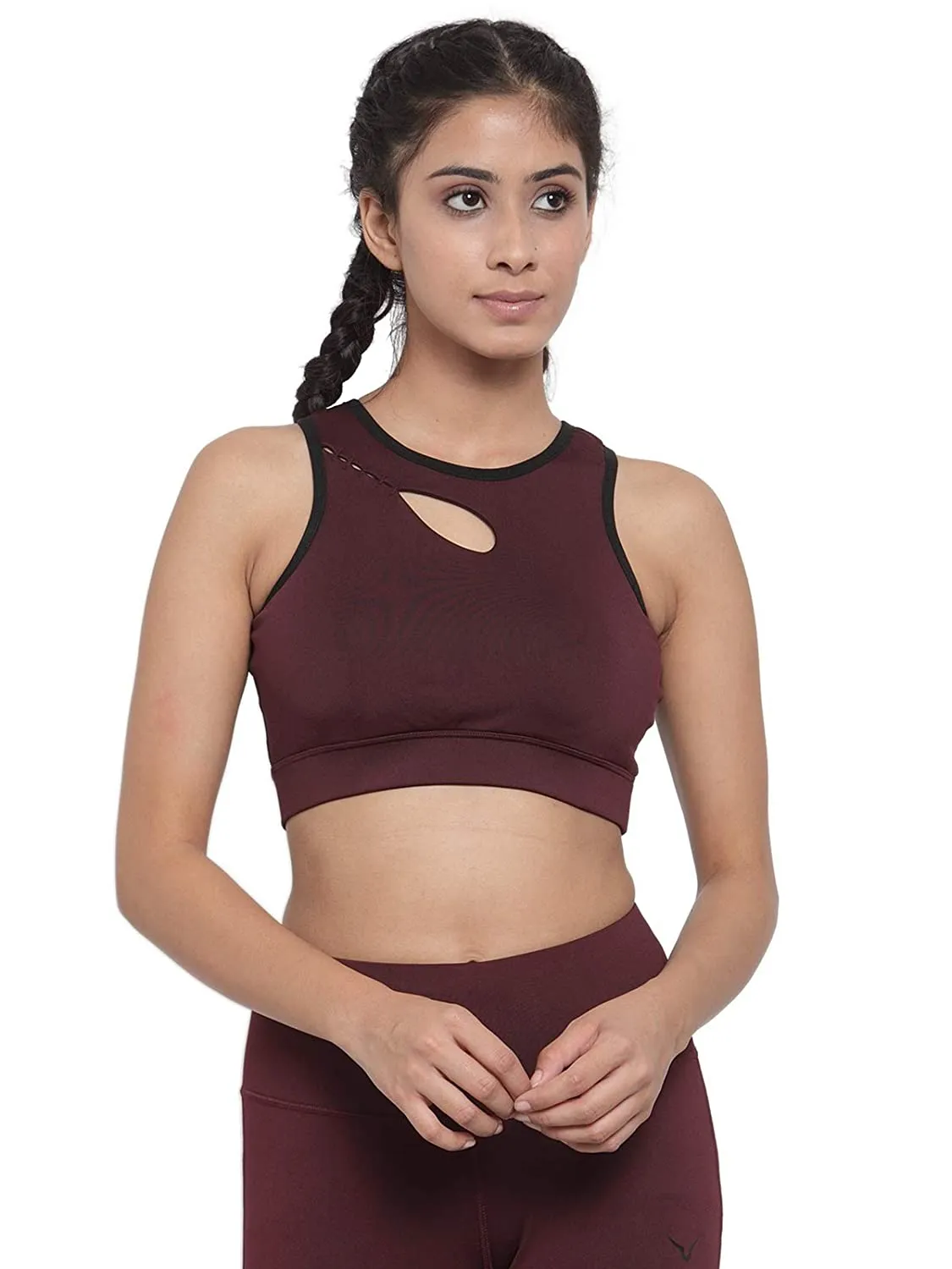 Invincible Women's Front Hole Sports Bra