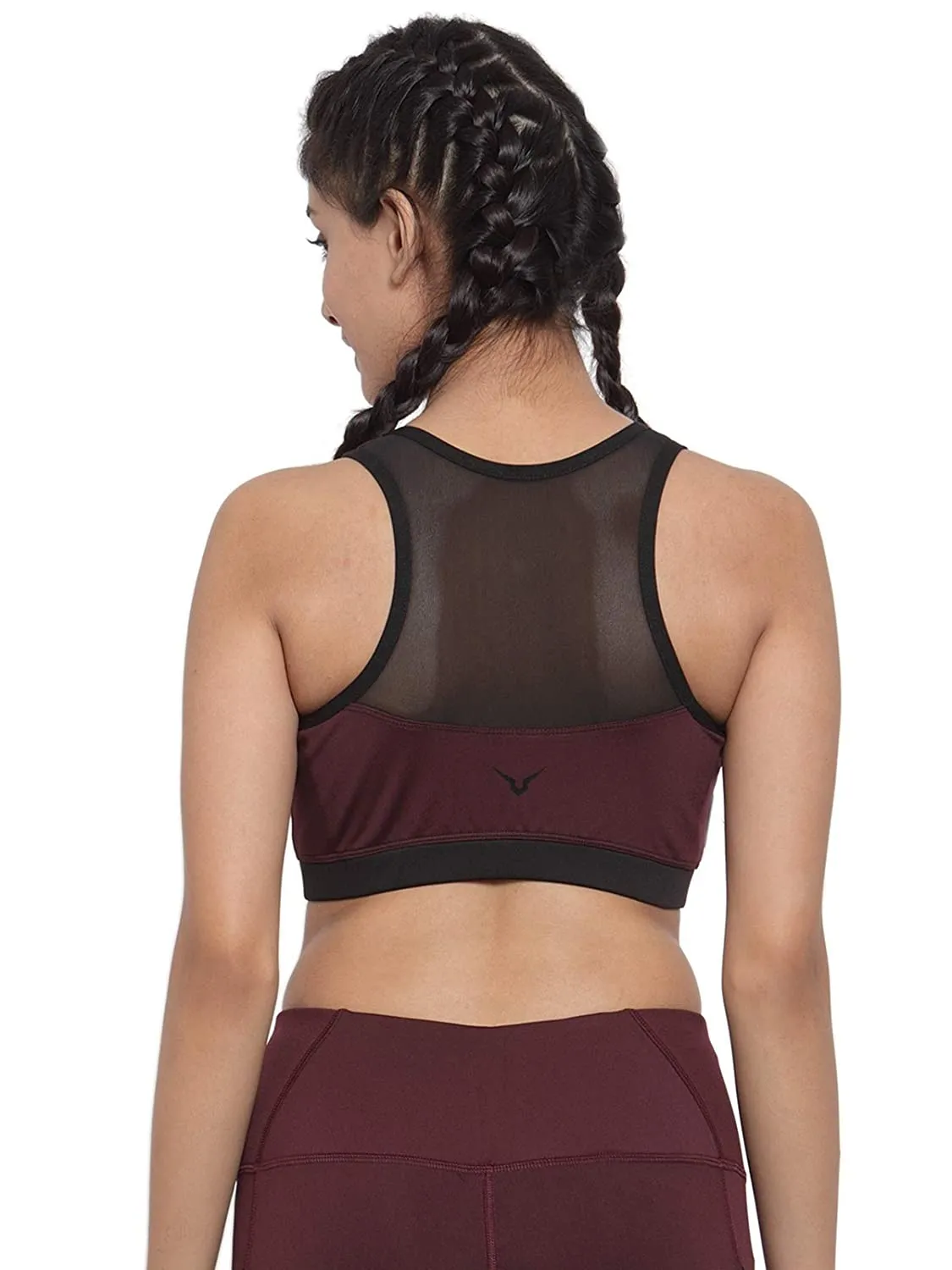 Invincible Women's Front Zip Sports Bra