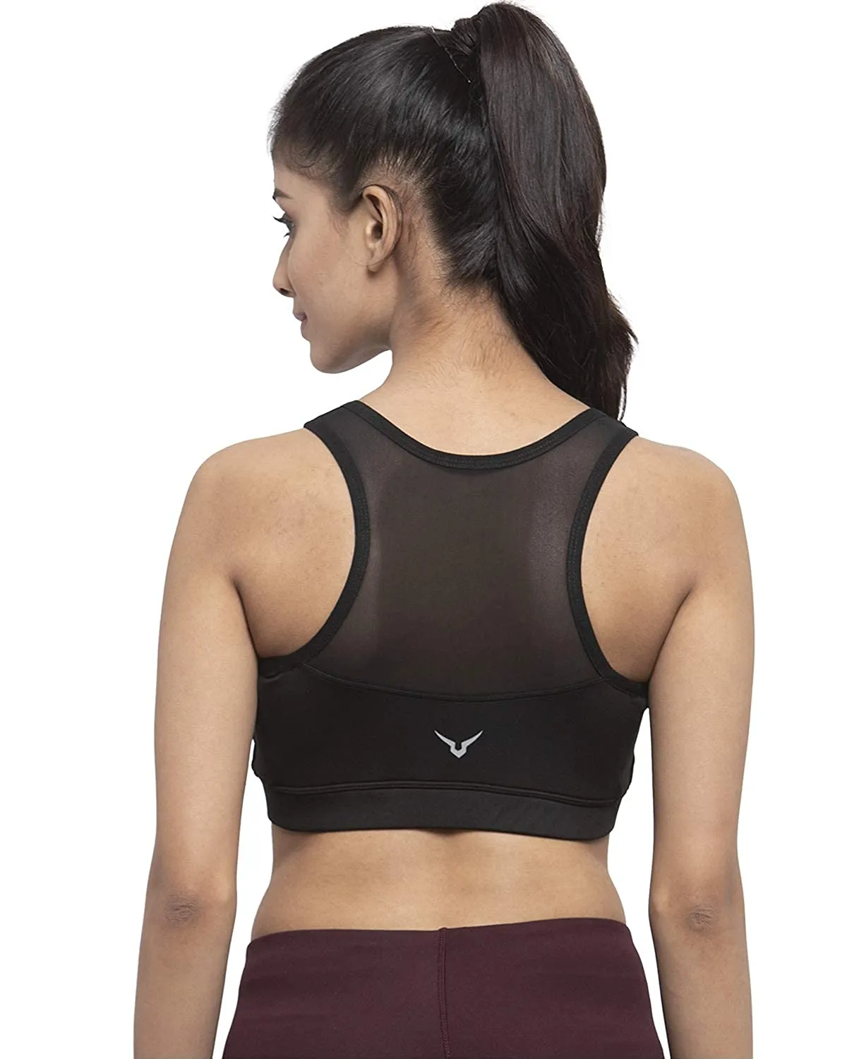 Invincible Women's Front Zip Sports Bra