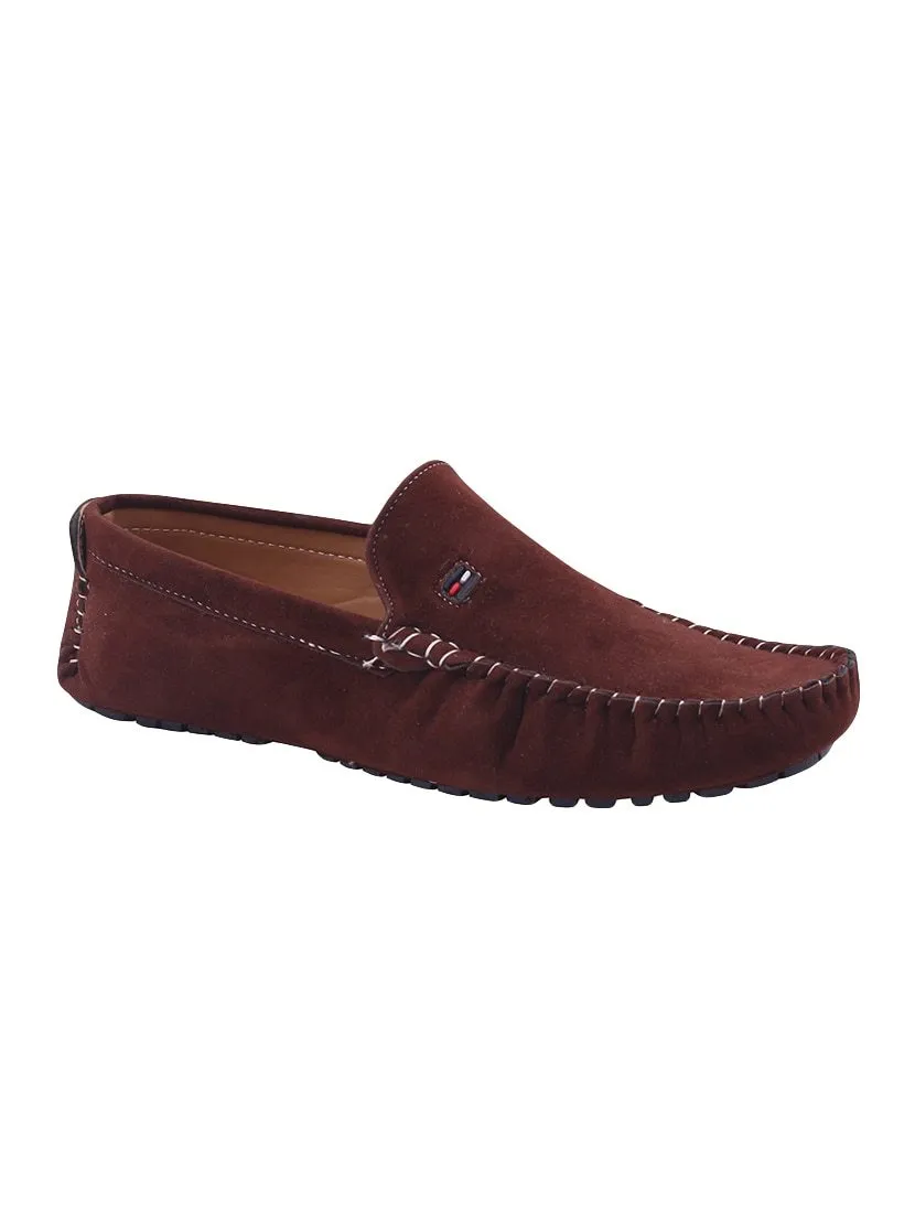 Leather Slip On Loafers