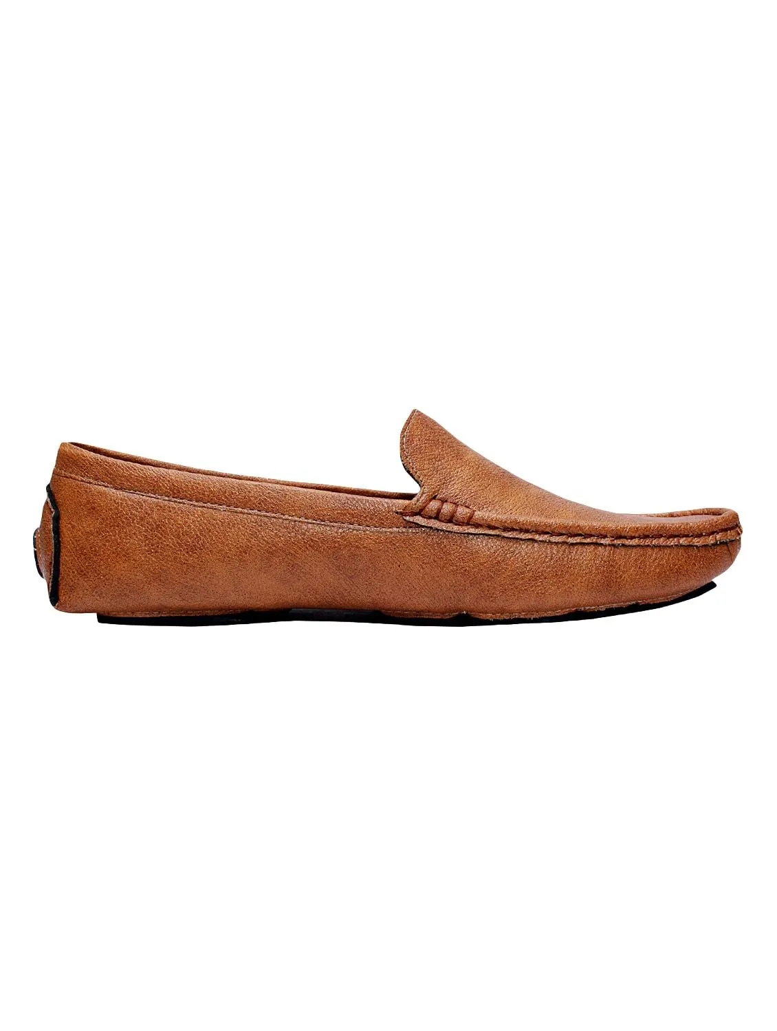 Leather Slip On Loafers