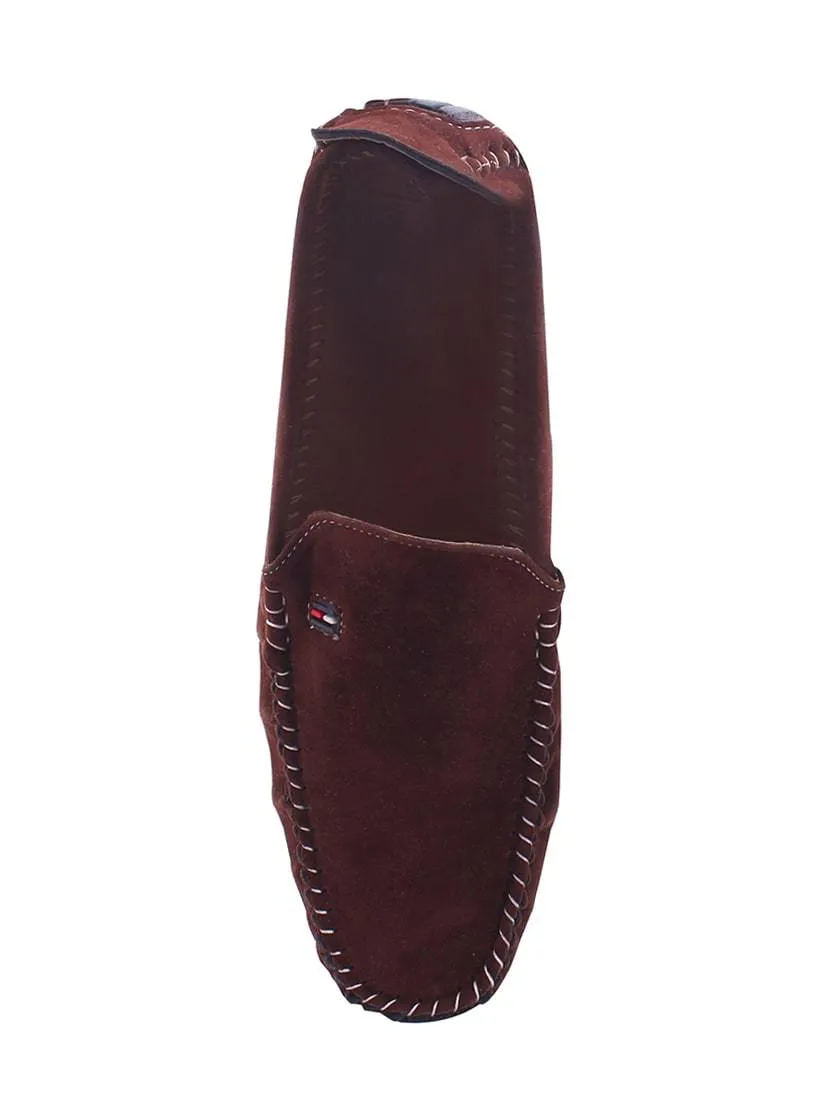 Leather Slip On Loafers