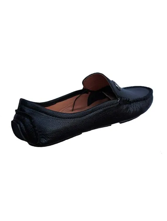 Leather Slip On Loafers