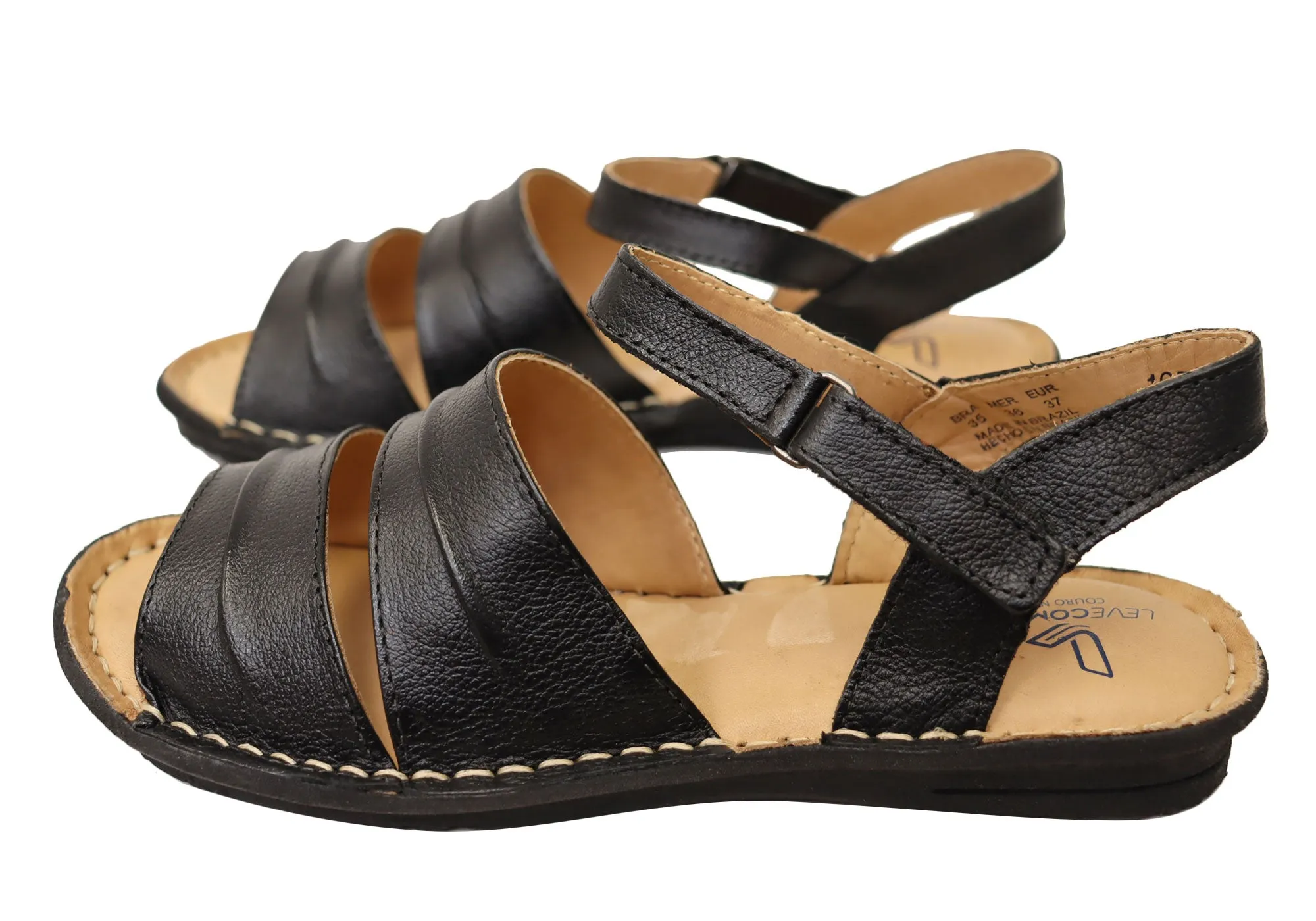 Levecomfort Melaine Womens Brazilian Comfortable Leather Sandals