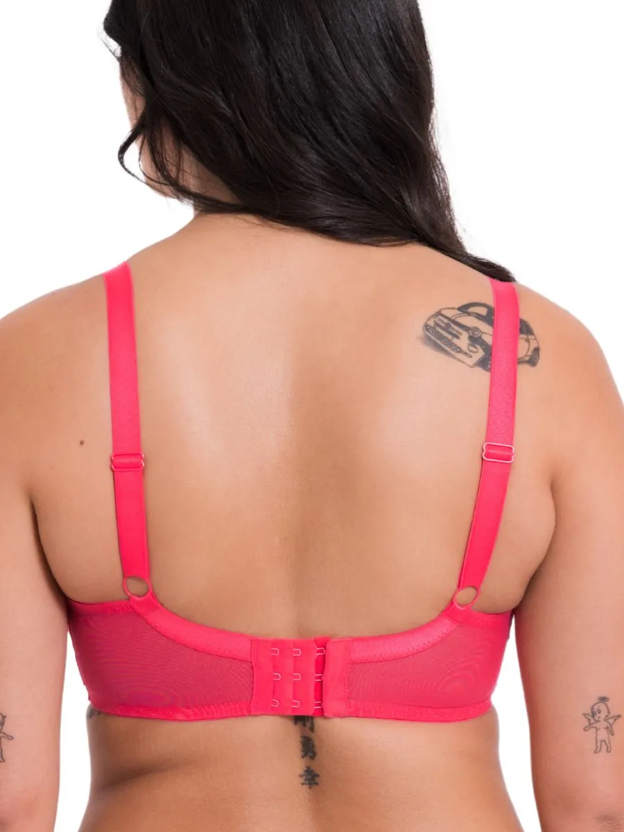 Lifestyle Plunge Bra - Bright Pink