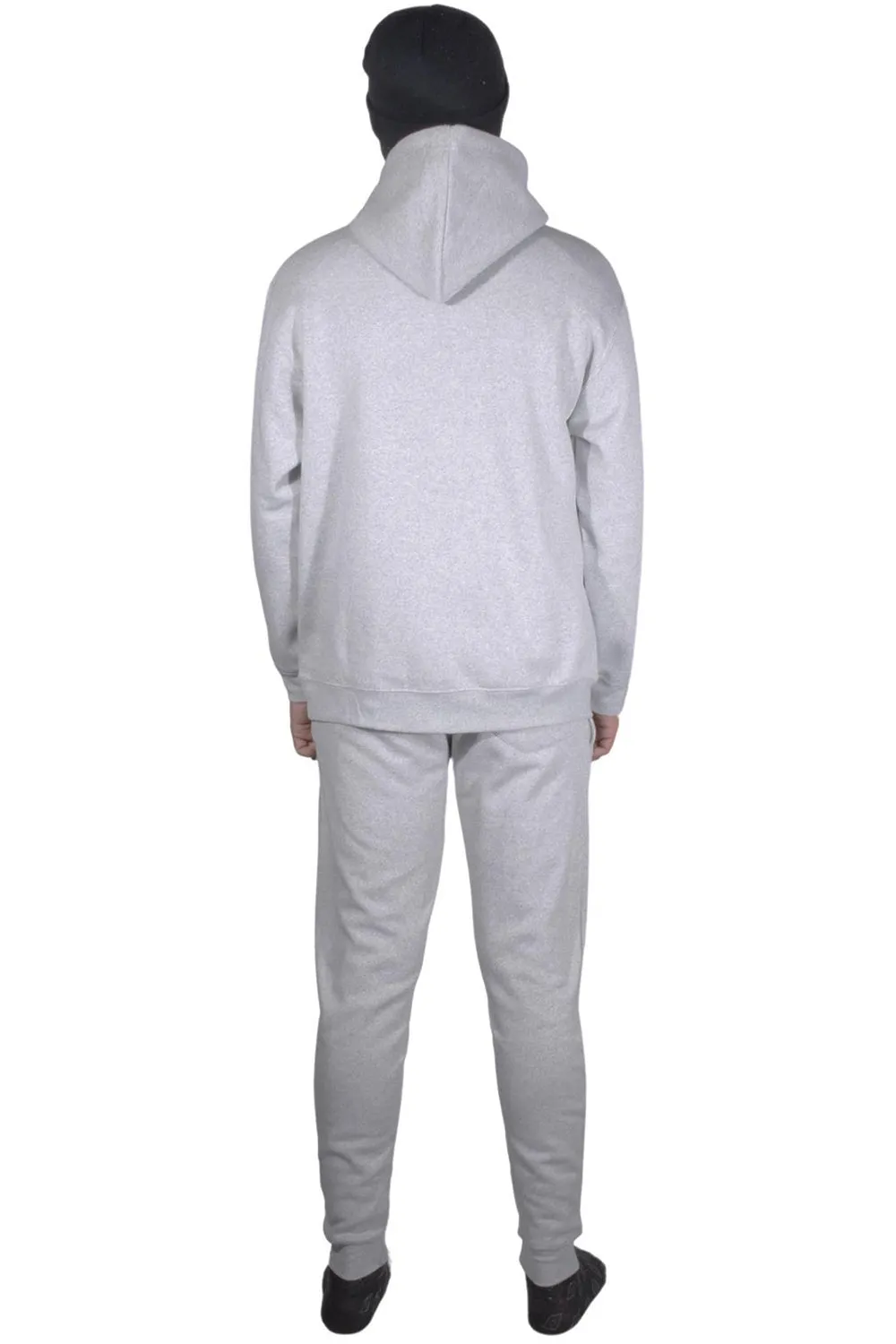 Mens Athletic Zipper Hooded Tracksuit