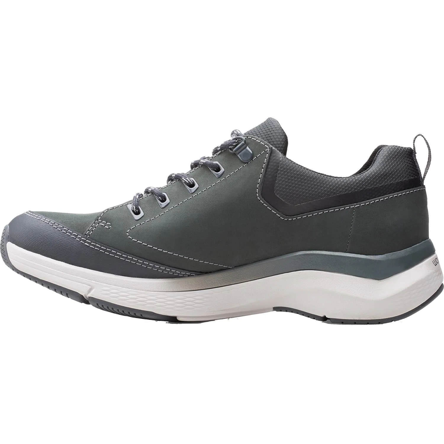 Men's Clarks Wave 2.0 Vibe Dark Grey Nubuck