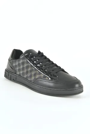 Mens Multi Fabric Low-Top Sneaker