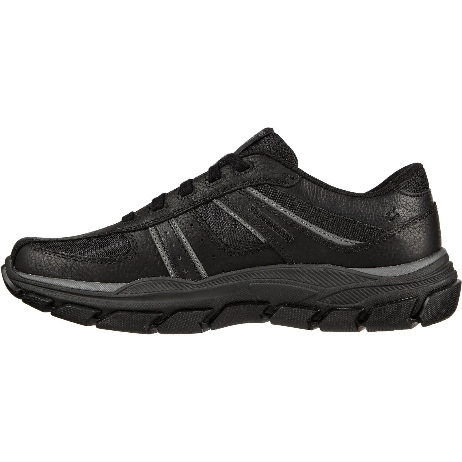 Men's Wide Fit Skechers 204330 Respected Lace Up Trainers