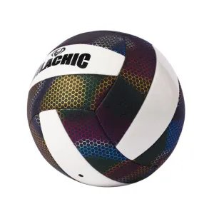 MILACHIC Fluorescent Volleyball No.5 PU Machine Stitched Volleyball(6930 Night Light)