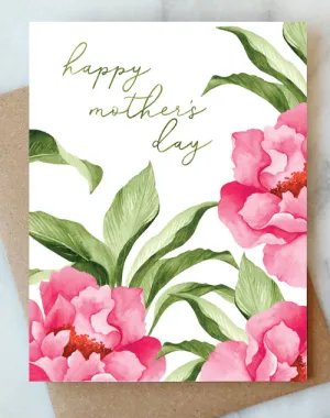 Mother's Day Blooms Greeting Card