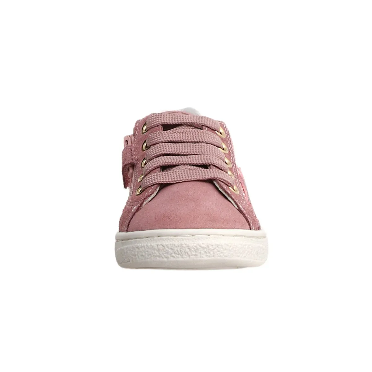 Naturino Girl's (Sizes 27-35) Pinn Zip Pink Glitter/Star Sneaker