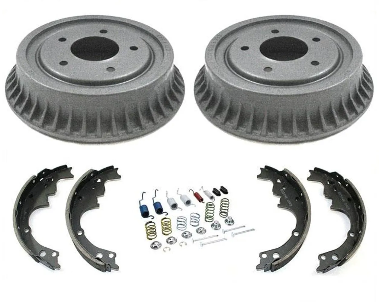 New Premium Rear Brake Drum Drums & Shoes 1985-2002 Astro Van Safari Van 4pc