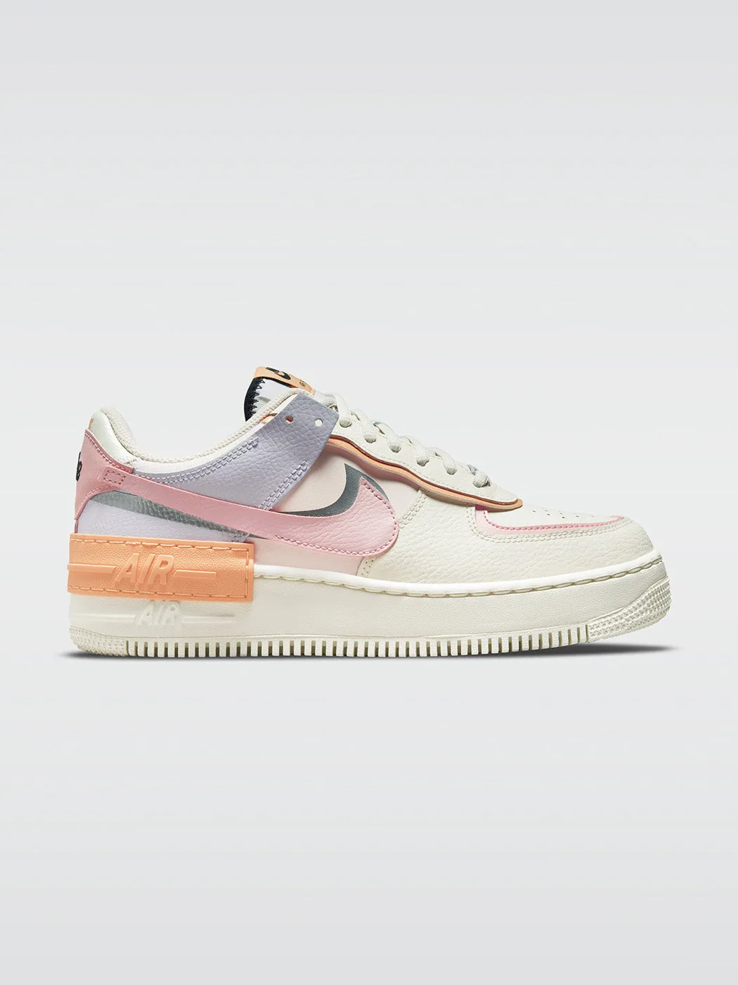 Nike Air Force 1 Shadow - Sail-Pink Glaze-Orange Chalk