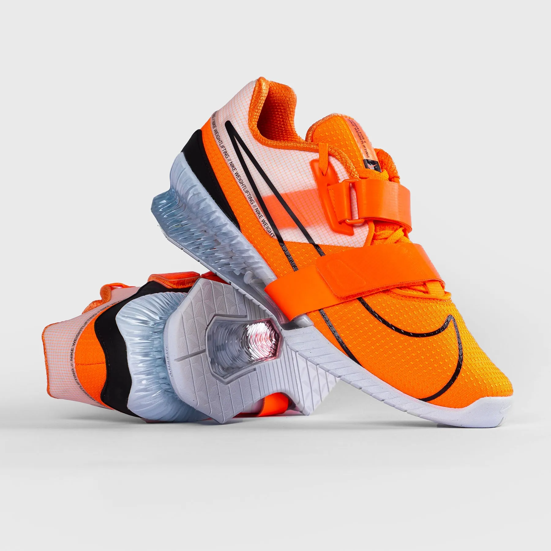 Nike - Romaleos 4 Weightlifting Shoes - TOTAL ORANGE/BLACK-WHITE