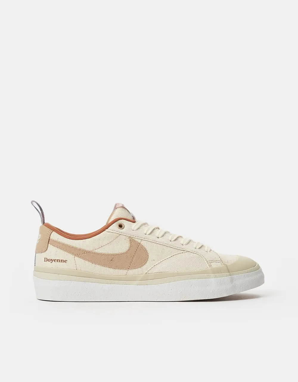 Nike SB x Doyenne Blazer Low QS Skate Shoes - Coconut Milk/Rattan-Limestone-Rattan