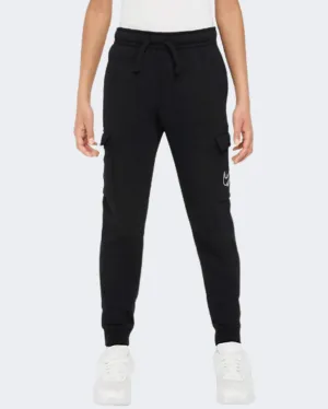 Nike Sportswear Fleece Cargo Boys Lifestyle Pant Black Dx2299-010