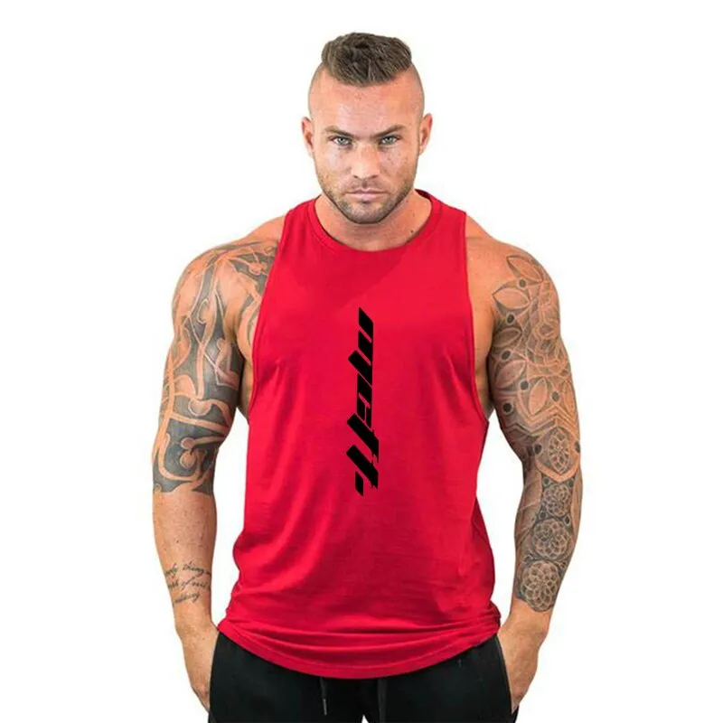 Nsqured Solid Cotton Gym Vest for Men