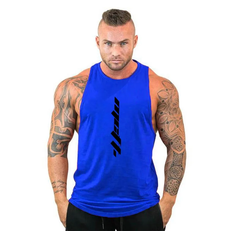 Nsqured Solid Cotton Gym Vest for Men