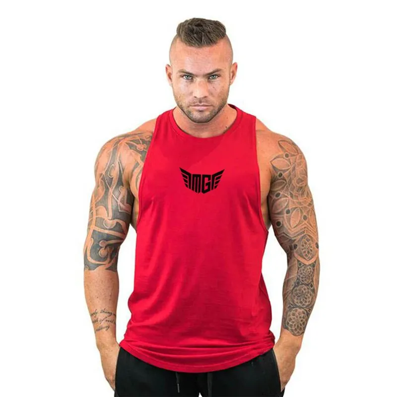 Nsqured Solid Cotton Gym Vest for Men