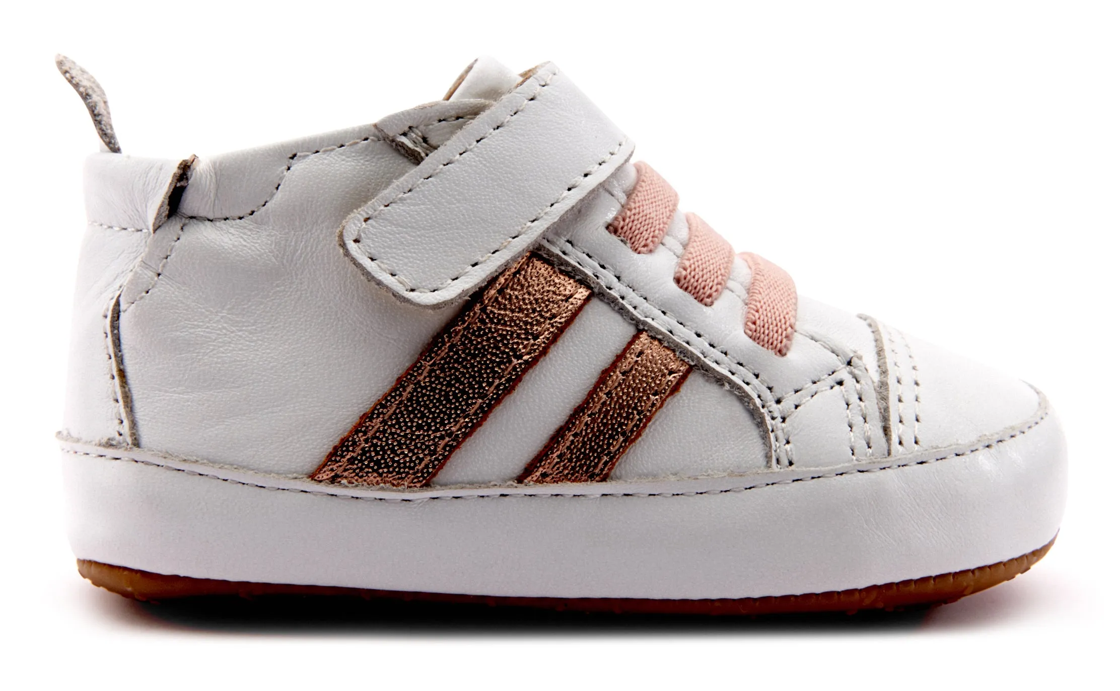 Old Soles Boy's & Girl's 066R High Roller Shoes - Snow/Copper