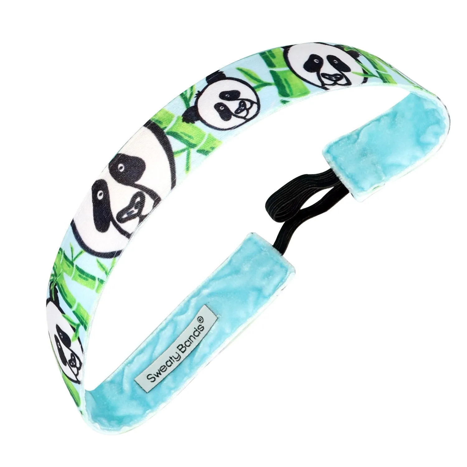 Panda-monium | Blue, Green | 1 Inch