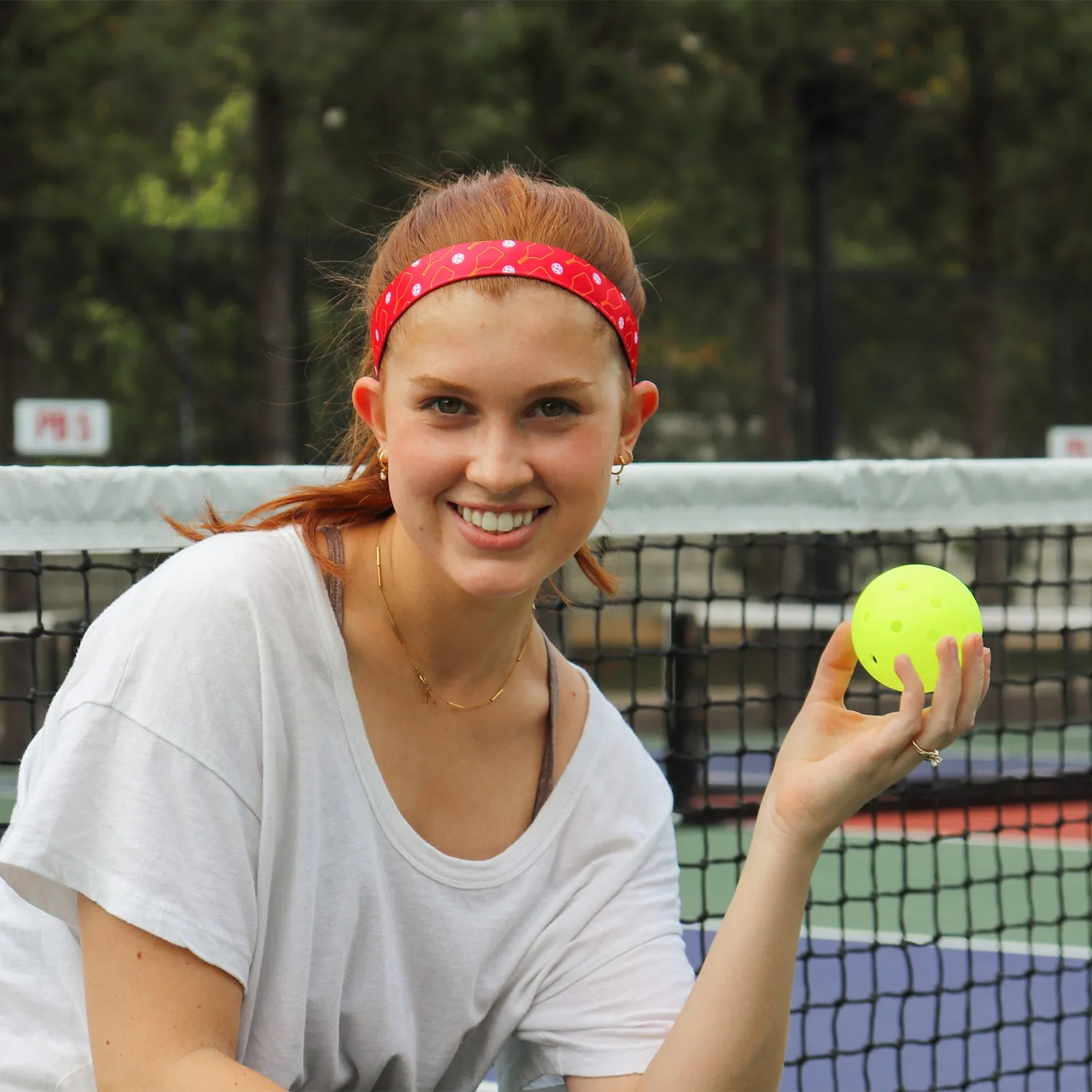 Pickleball | Pickleball is My Racket | Red, Orange | 1 Inch