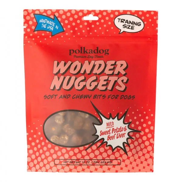 Polka Dog Wonder Nuggets Beef Pouch 10oz