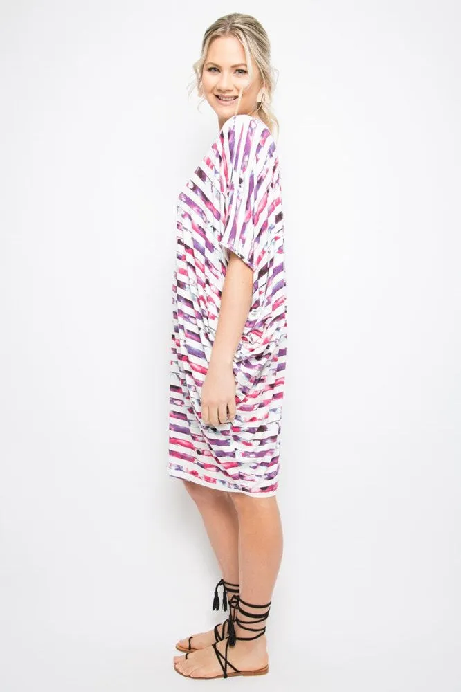 PQ Collection Miracle Dress Sorbet Stripe