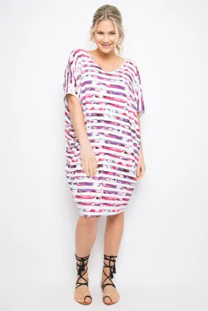 PQ Collection Miracle Dress Sorbet Stripe