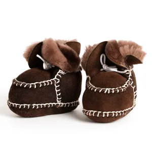 pram shoe: mixed mocha