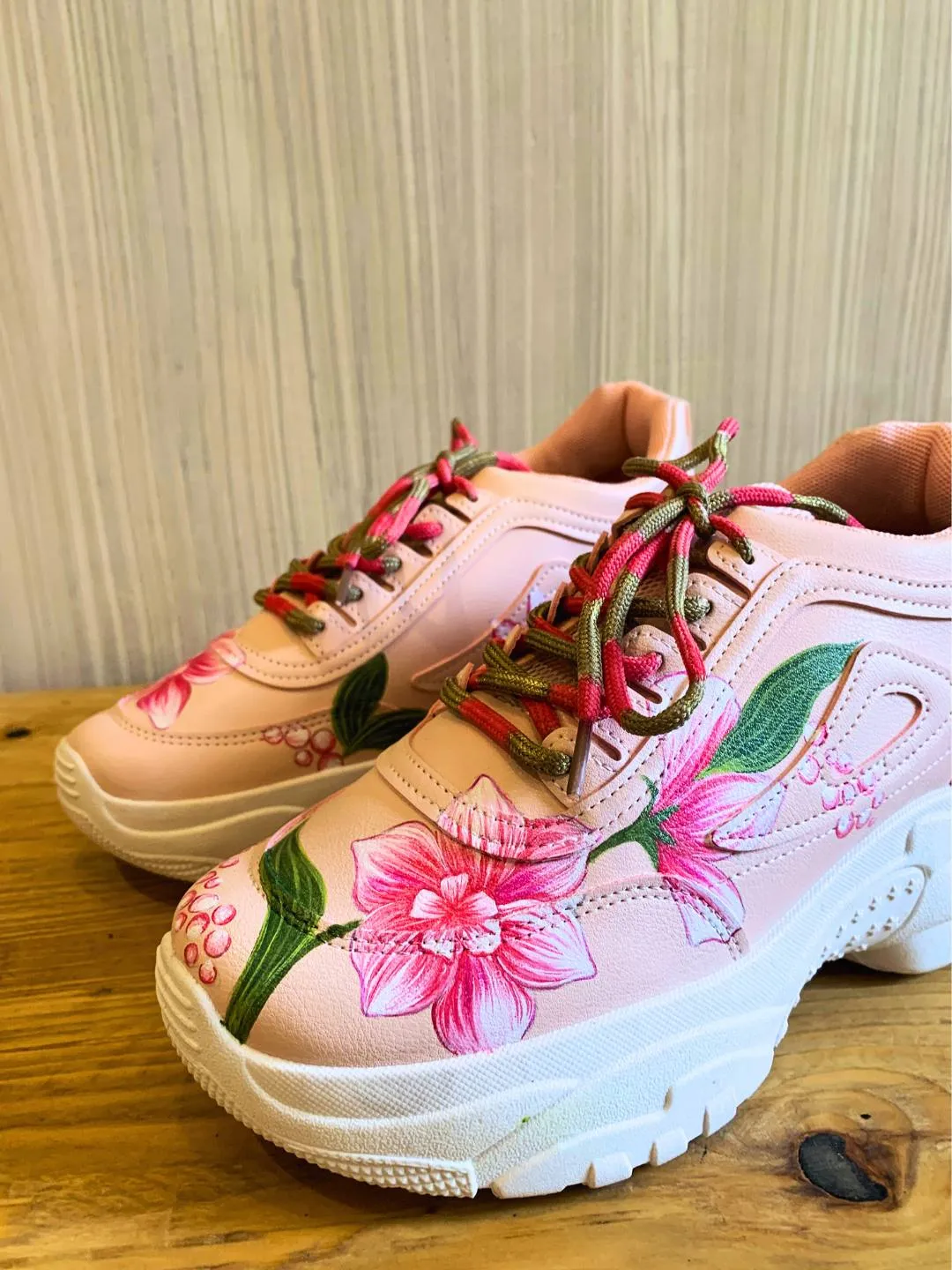 Pretty In Pink Casual Kanvas Sneakers