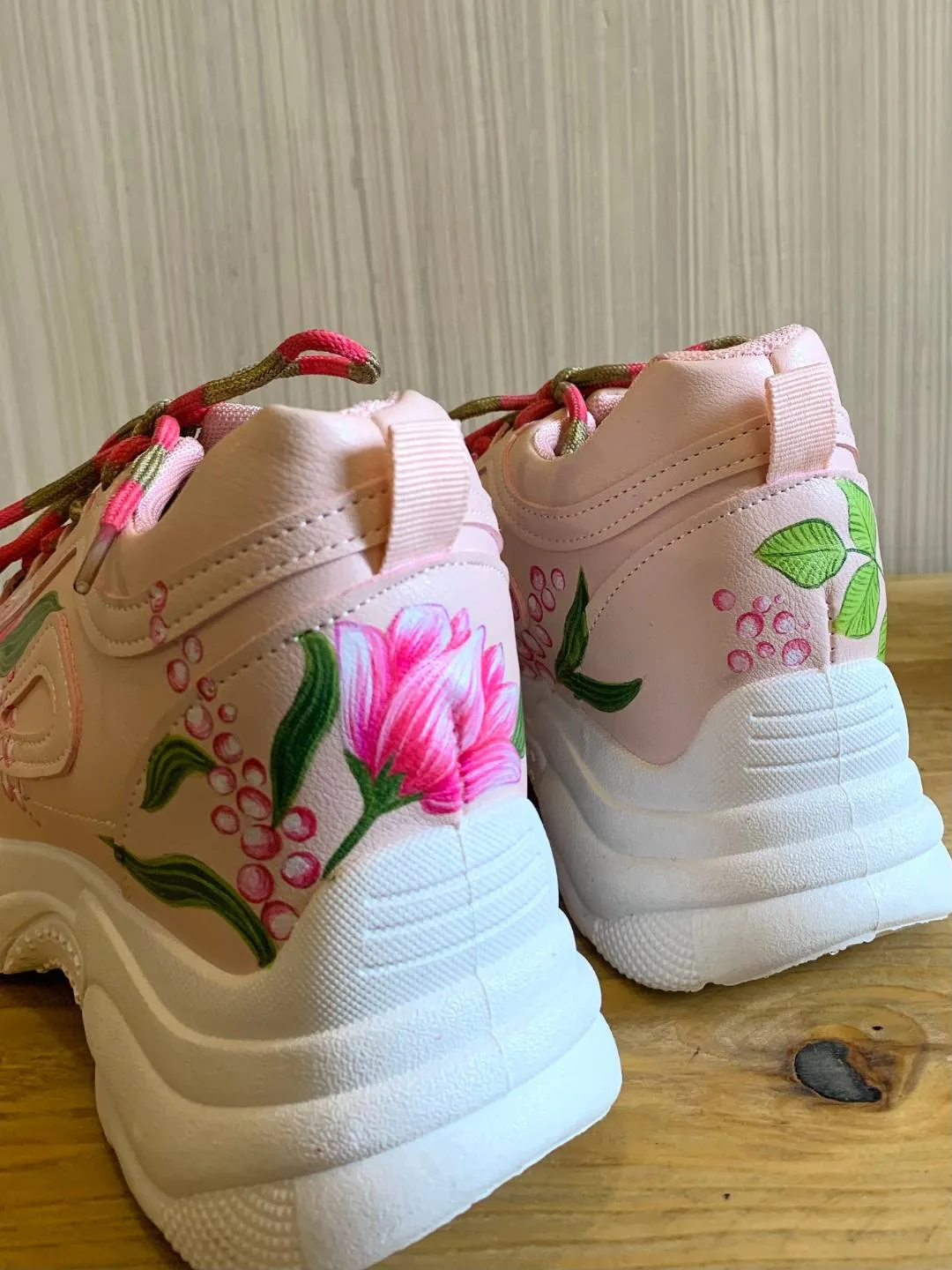 Pretty In Pink Casual Kanvas Sneakers