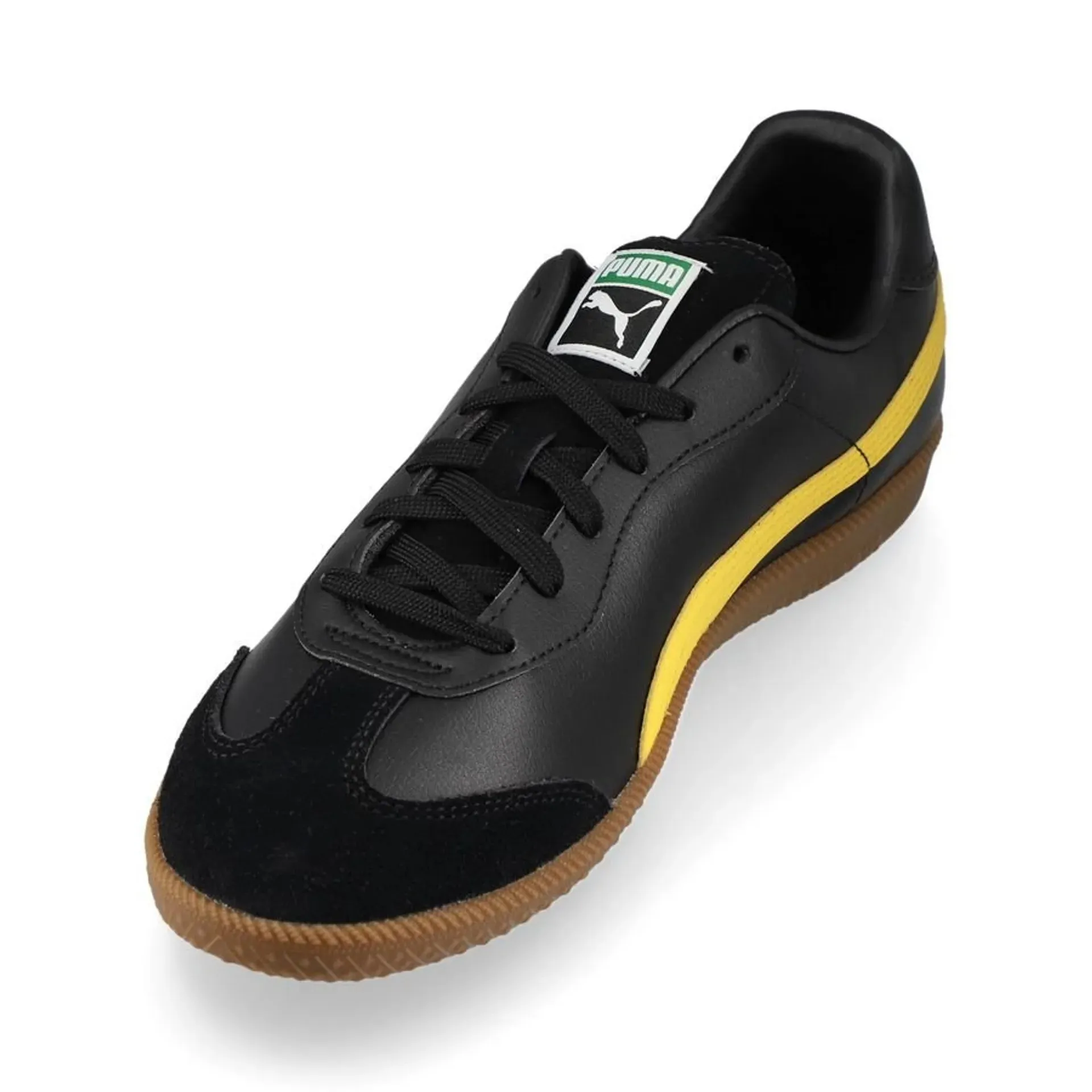 Puma King 21 IT-Black/ Pele Yellow