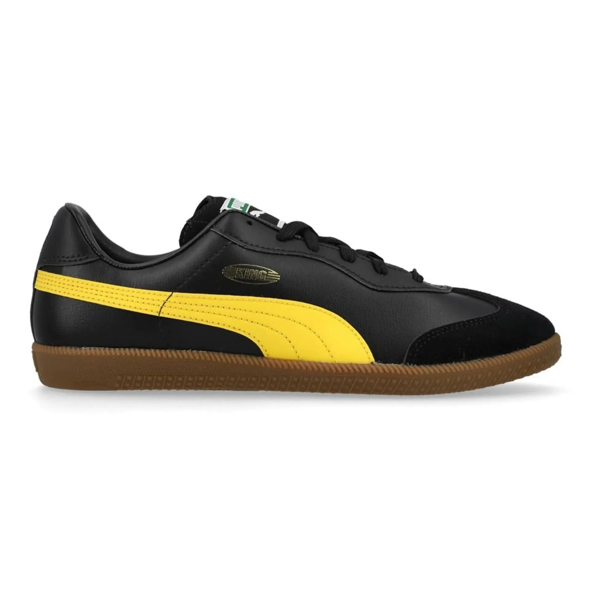 Puma King 21 IT-Black/ Pele Yellow