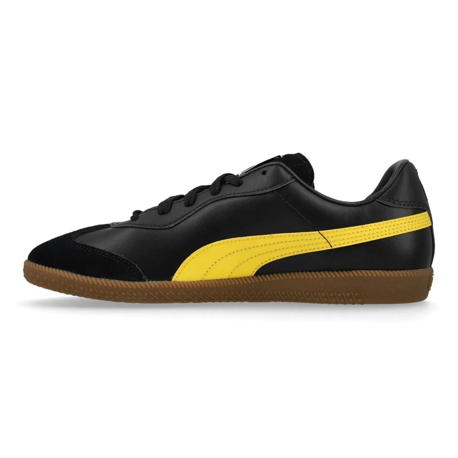 Puma King 21 IT-Black/ Pele Yellow