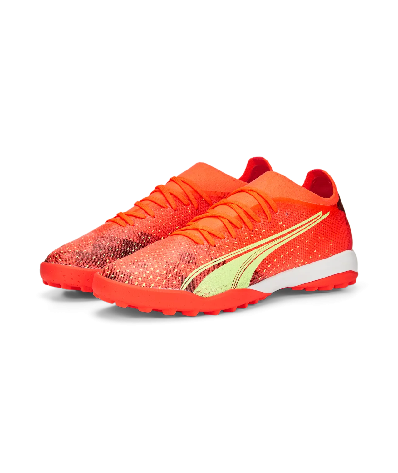 Puma Ultra Match Turf Shoes 106903 03  FIERY CORAL-FIZZY LIGHT-PUMA BLACK