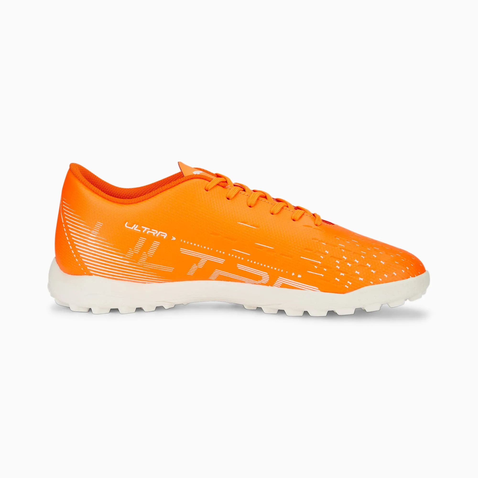 Puma Ultra Play Turf Soccer Shoes 107226 01  ULTRA ORANGE-PUMA WHITE-BLUE GLIMMER