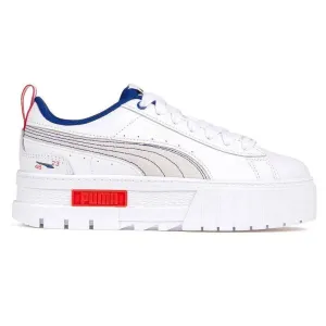 Puma Women's Mayze Generation Shoes - White / Royal Sapphire Blue