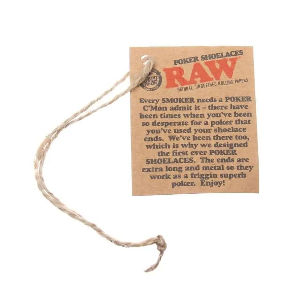 Raw Papers - Poker Shoelaces