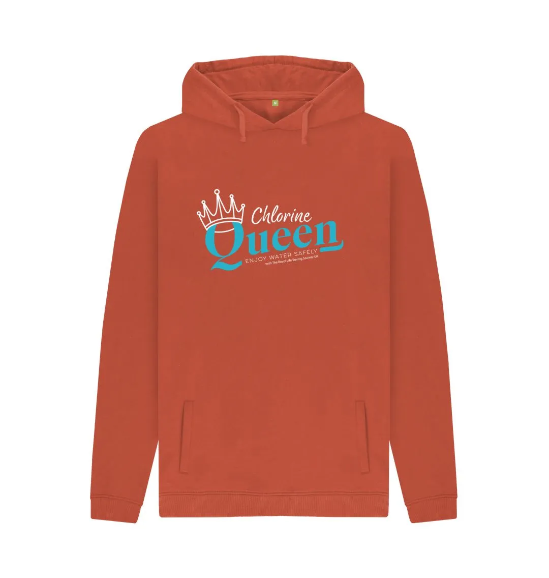 RLSS UK | Chlorine Queen Design Men's Hoodie | 100% Organic Cotton Hoodie