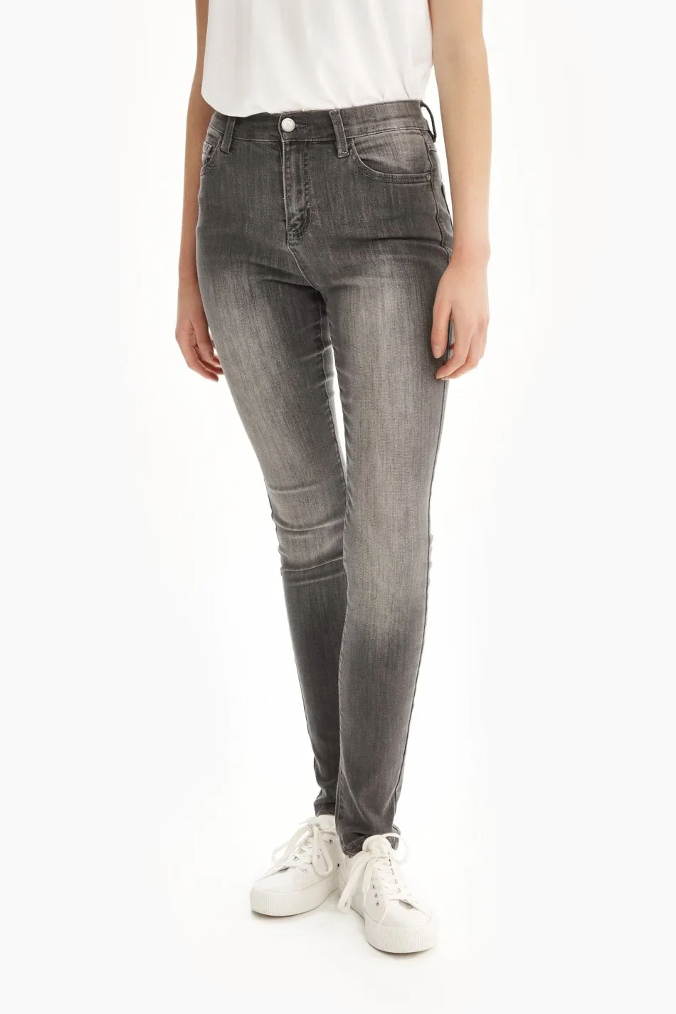 SKINNY LONG HIGH WAIST JEANS