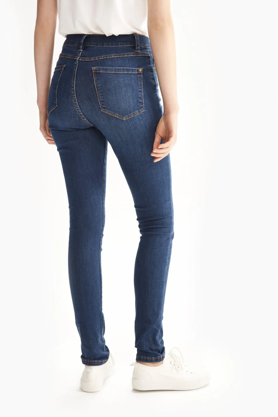 SKINNY LONG HIGH WAIST JEANS