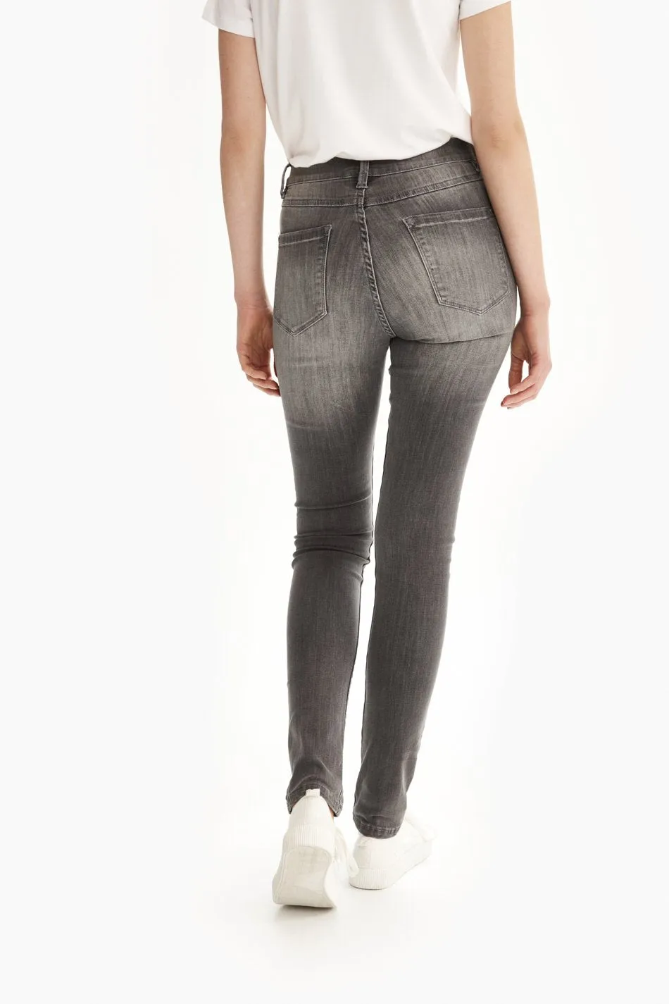 SKINNY LONG HIGH WAIST JEANS