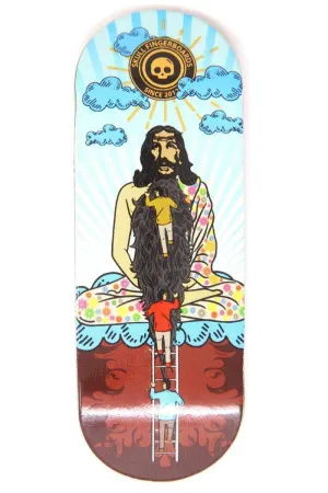 Skull Fingerboards - Hippie Jesus Wooden Fingerboard Graphic Deck (34mm)