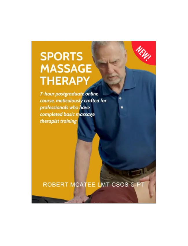 Sports Massage Therapy (16 hrs)