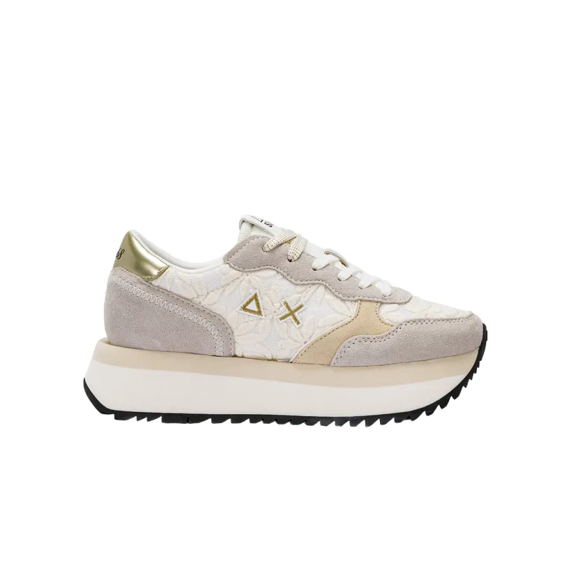 Sun68 scarpa sneakers da donna Big Lace Z34209 01 bianco